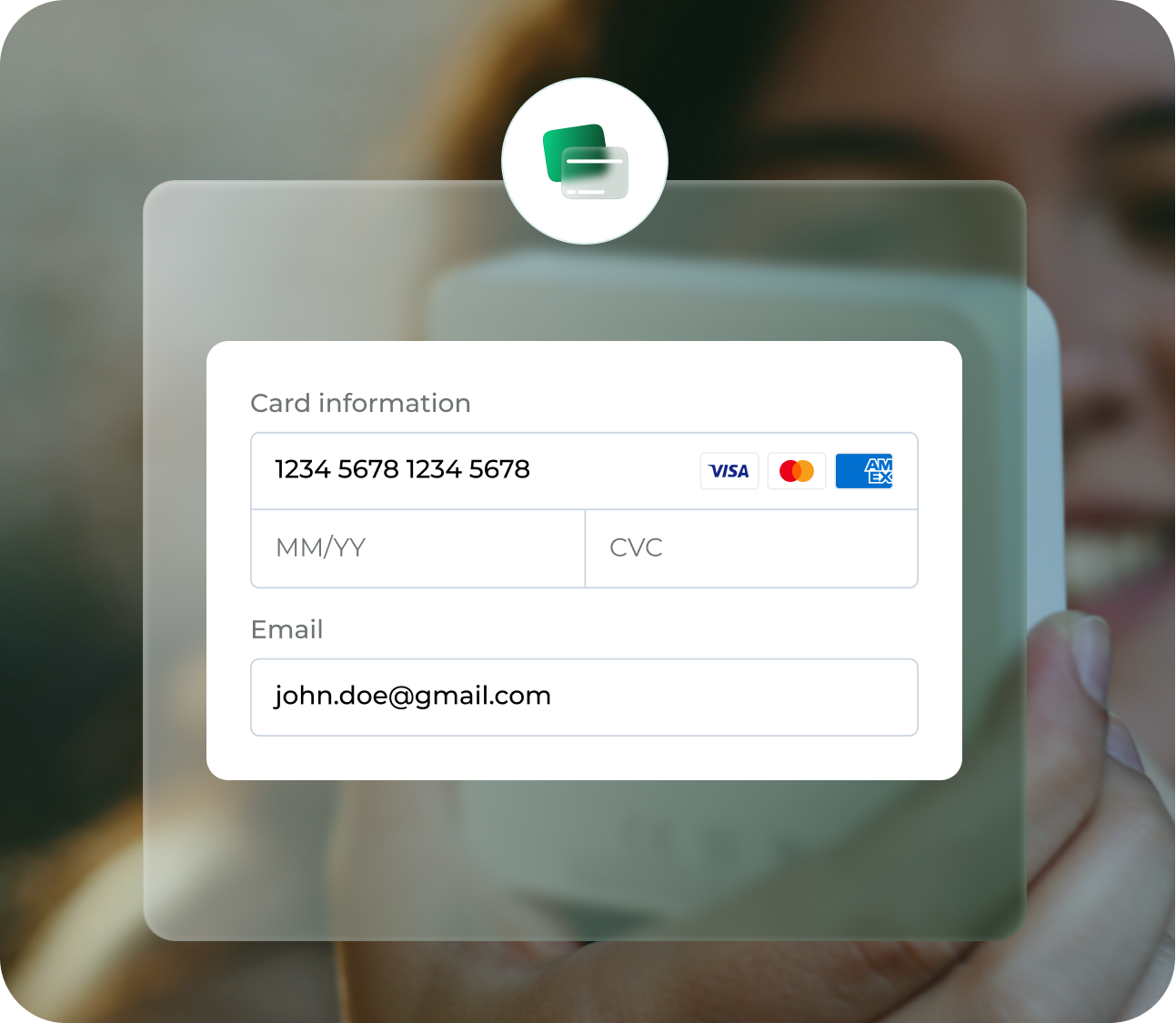 Customer paying for a Kneeflow purchase using an HSA or FSA card
